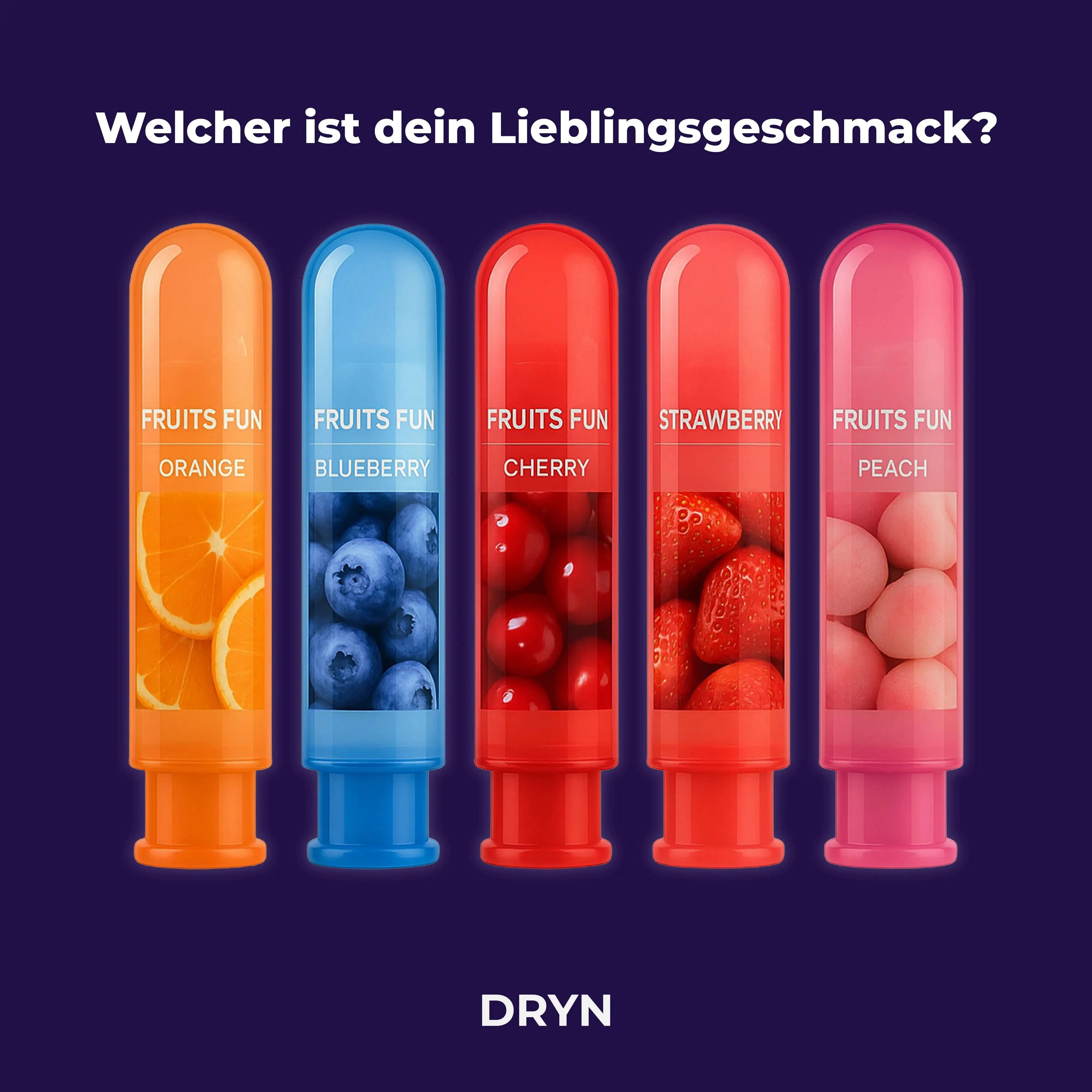 Gleitgel mit Geschmack